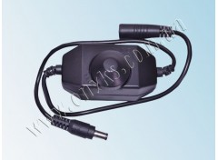 LED-диммер DMR 6A 72Вт 12В Black (Mini,провод)